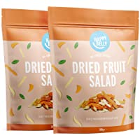 Los mejores  - Marca Amazon - Happy Belly Cóctel de frutas deshidratadas- 2 x 500g